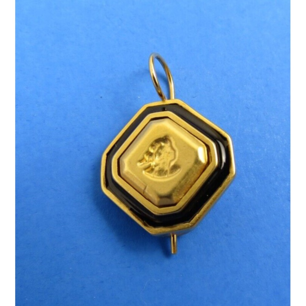 Extasia Cameo Pin Gold Tone Single Earring Replacement